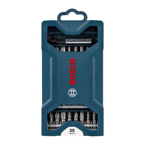 Set de Puntas para atornillar Bosch Mini X-Line con 25 und.