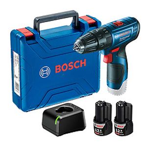Taladro percutor Bosch GSB 120-LI 2 baterías y maletín