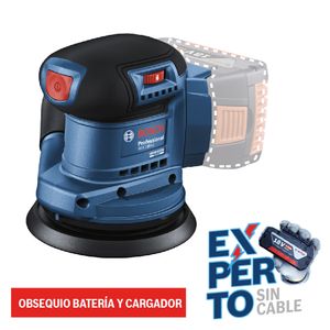 Lijadora roto orbital inalámbrica Bosch GEX 185-LI  18V SB